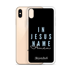 “In Jesus Name” iPhone Cases