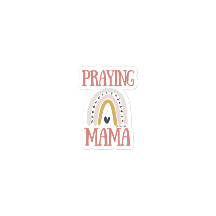 Praying Mama Rainbow Sticker