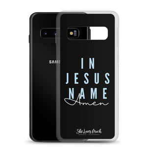 “In Jesus Name” Samsung Cases