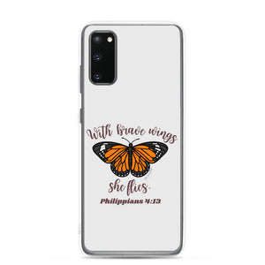 “Brave Wings Philippians 4:13” Samsung Cases