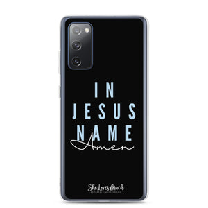 “In Jesus Name” Samsung Cases