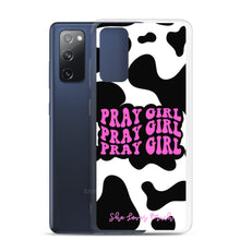 Load image into Gallery viewer, “Pray Girl” Cow Print Samsung Cases