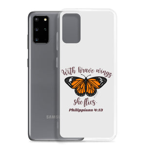 “Brave Wings Philippians 4:13” Samsung Cases