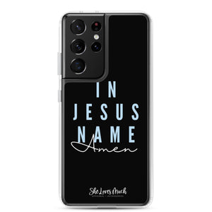 “In Jesus Name” Samsung Cases