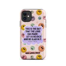 Load image into Gallery viewer, “Rejoice N’ Be Glad” Dual-Layered iPhone case