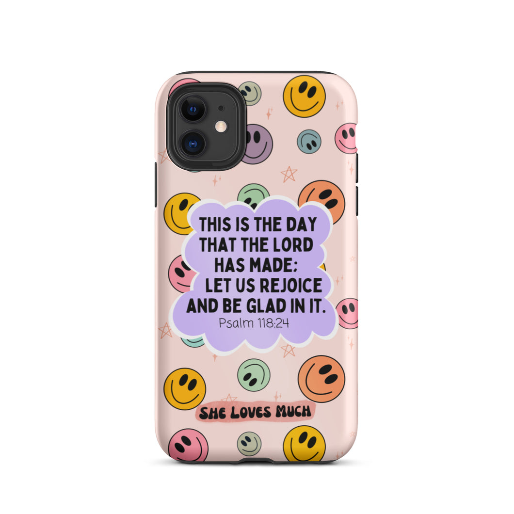 “Rejoice N’ Be Glad” Dual-Layered iPhone case