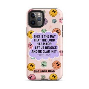 “Rejoice N’ Be Glad” Dual-Layered iPhone case