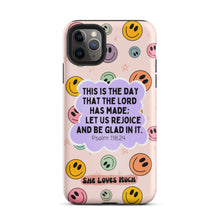 Load image into Gallery viewer, “Rejoice N’ Be Glad” Dual-Layered iPhone case