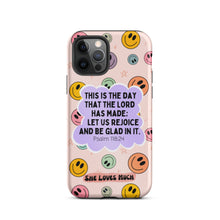 Load image into Gallery viewer, “Rejoice N’ Be Glad” Dual-Layered iPhone case