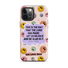 Load image into Gallery viewer, “Rejoice N’ Be Glad” Dual-Layered iPhone case