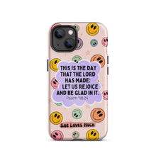 Load image into Gallery viewer, “Rejoice N’ Be Glad” Dual-Layered iPhone case