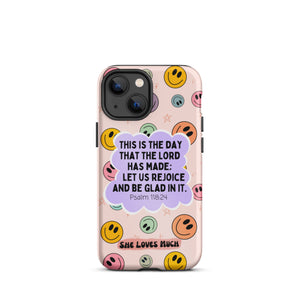 “Rejoice N’ Be Glad” Dual-Layered iPhone case