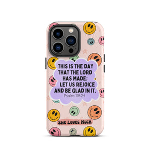 “Rejoice N’ Be Glad” Dual-Layered iPhone case