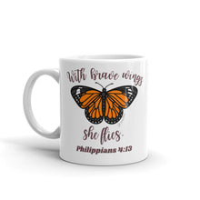 Load image into Gallery viewer, Brave Wings Philippians 4:13 Mug