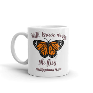 Brave Wings Philippians 4:13 Mug